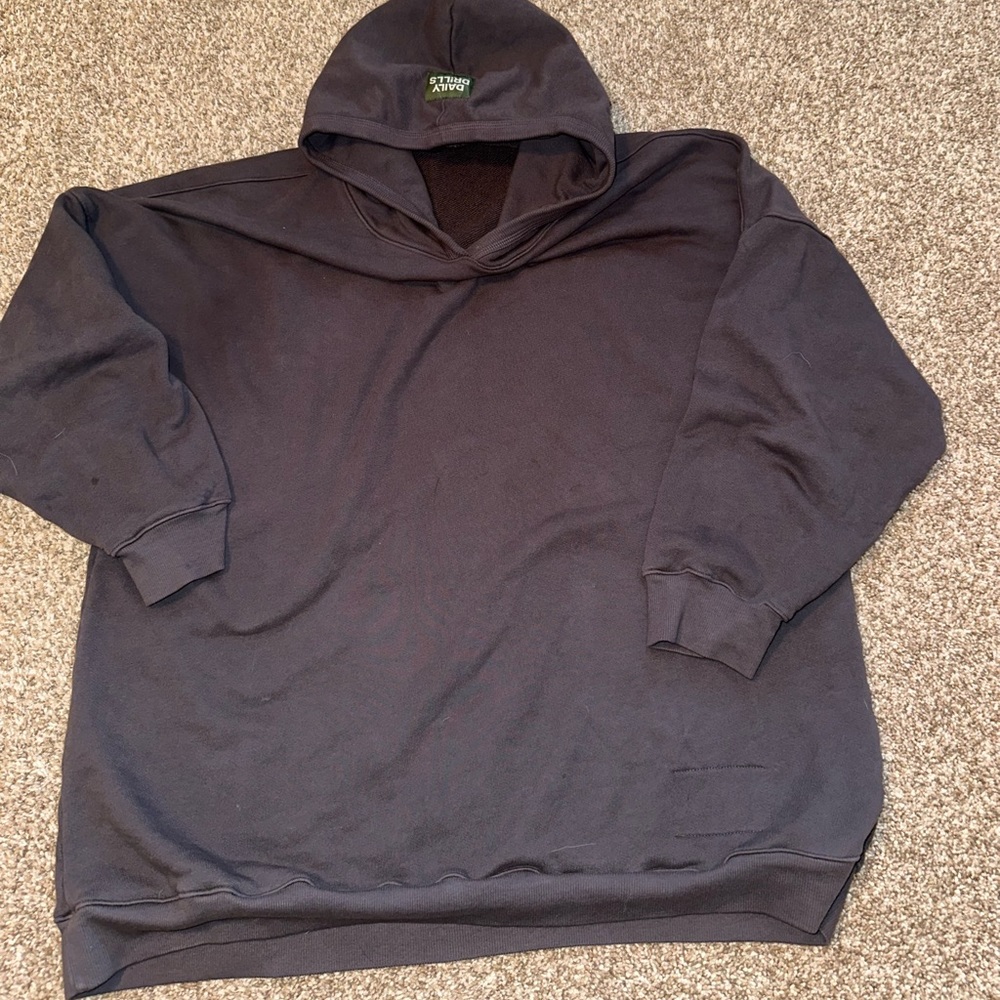 Daily drills oversized hoodie dress